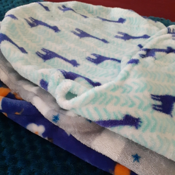 🎉Baby boy fleece swaddlers - Picture 2 of 5